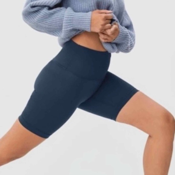 Everlane Perform Bike Activewear Exercise Shorts Blue Size Small - Picture 4 of 9